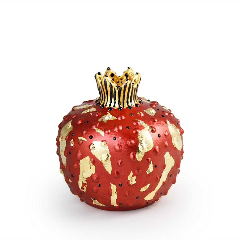 Coho Objet-Coho Art Aşk Narı El Yapımı Sanatsal Dekoratif Obje Brilliant Wine Red-Dekoratif Kase-1-Milagron.com