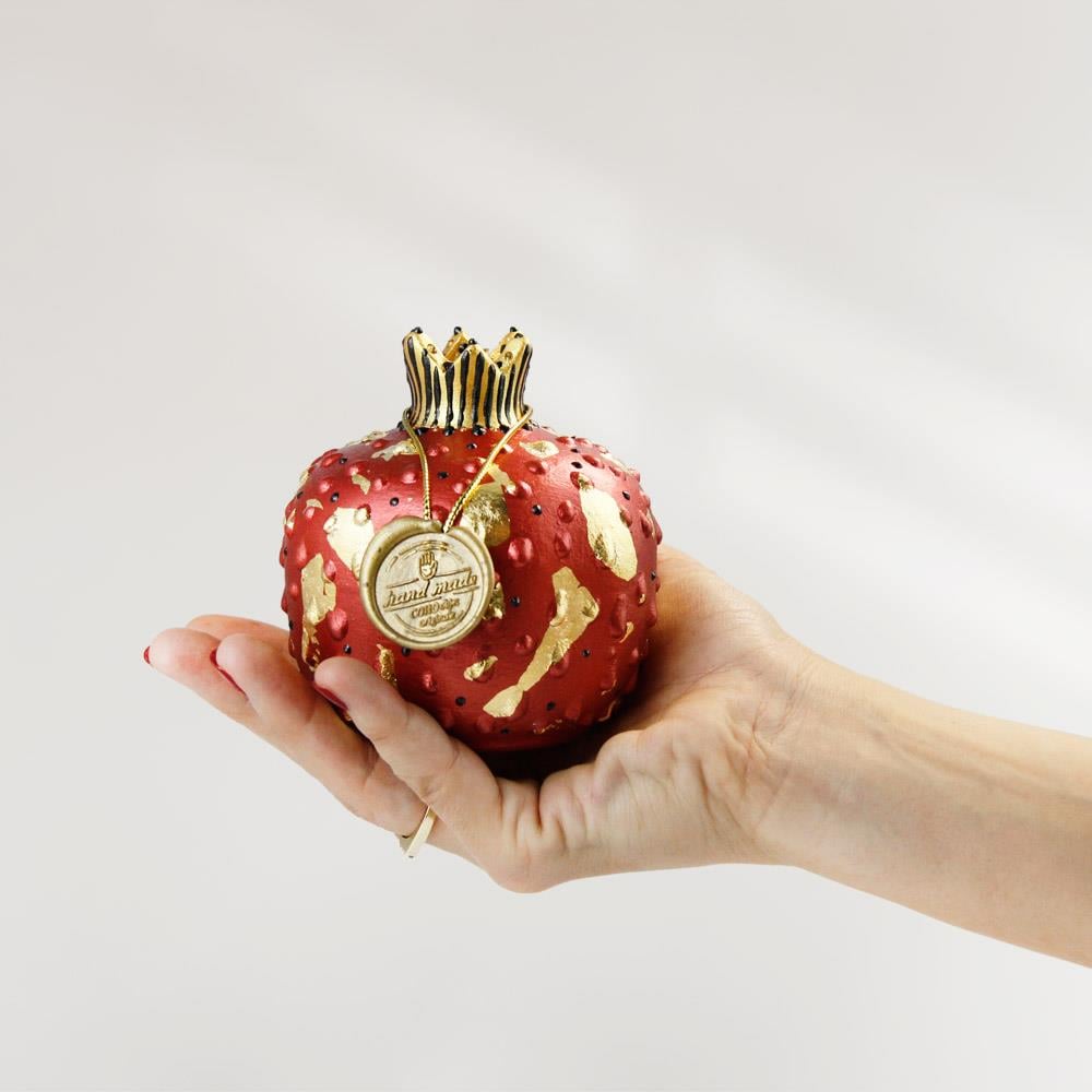 Coho Objet-Coho Art Aşk Narı El Yapımı Sanatsal Dekoratif Obje Brilliant Wine Red-Dekoratif Kase-6-Milagron.com