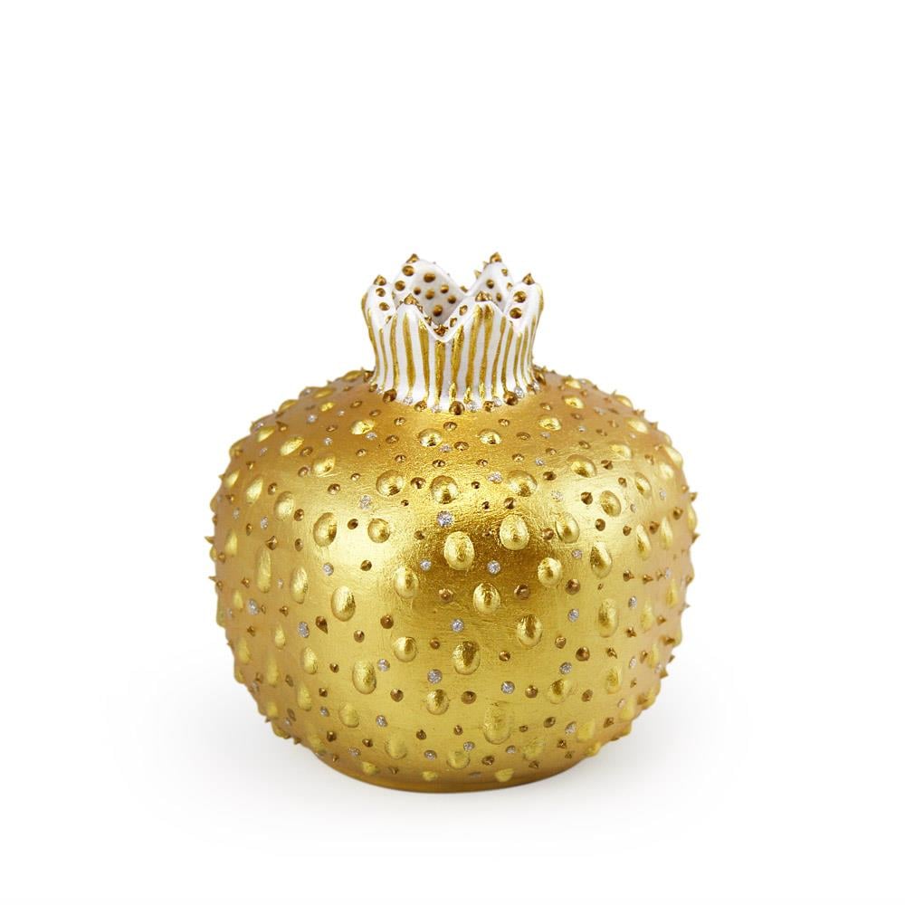 Coho Objet-Coho Art Bereket Narı El Yapımı Sanatsal Dekoratif Obje Brilliant Gold-Dekoratif Kase-1-Milagron.com
