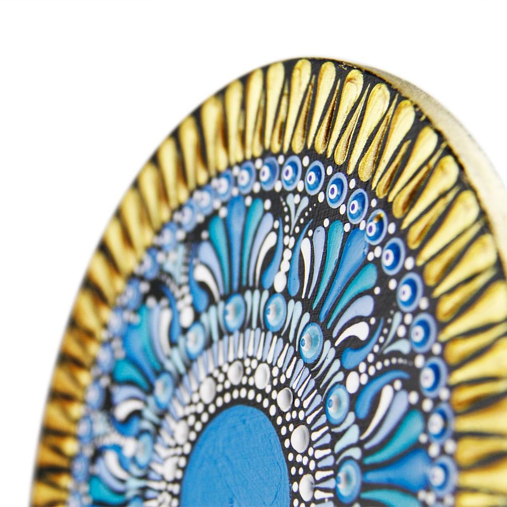 Coho Objet-Coho Art El Yapımı Dekoratif Nazar Mandala Sembolü-Duvar Dekorları-2-Milagron.com