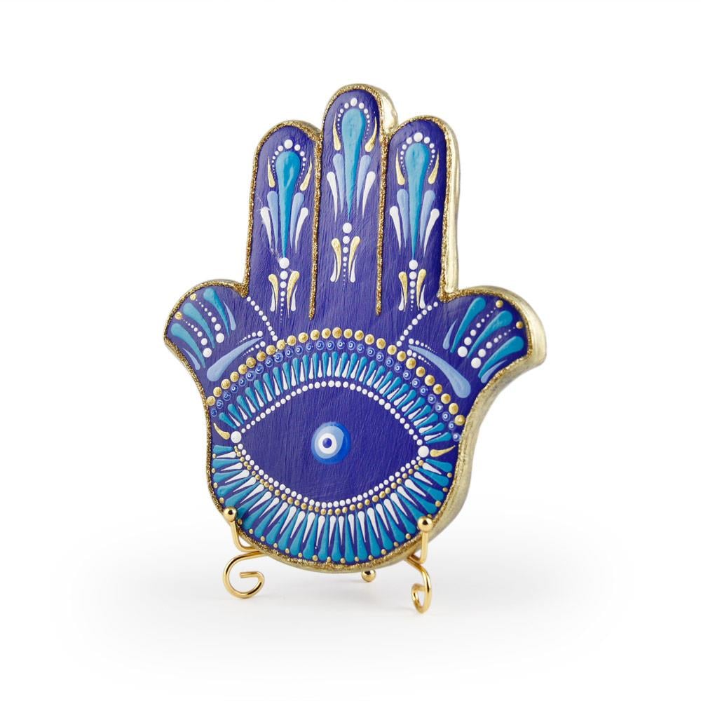 Coho Objet-Coho Art El Yapımı Hamsa Fatma Ana Eli Güç Simgesi-Biblo-1-Milagron.com