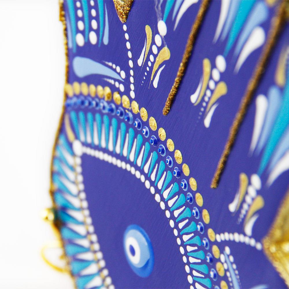 Coho Objet-Coho Art El Yapımı Hamsa Fatma Ana Eli Güç Simgesi-Biblo-3-Milagron.com