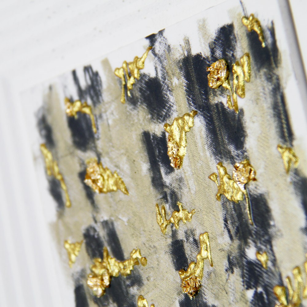 Coho Objet-Coho Art "Fark" Sanatsal Tablo Varak & Pastel Uygulama-Tablo-2-Milagron.com