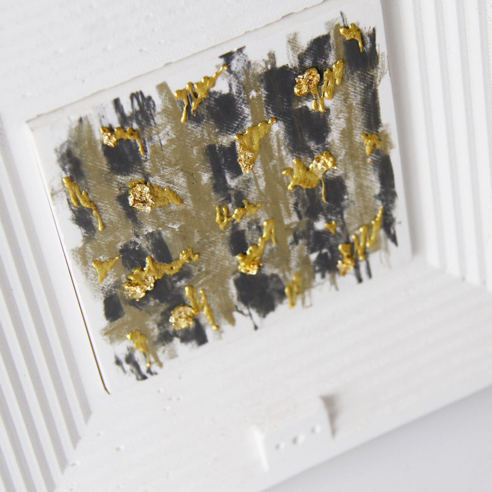 Coho Objet-Coho Art "Fark" Sanatsal Tablo Varak & Pastel Uygulama-Tablo-3-Milagron.com