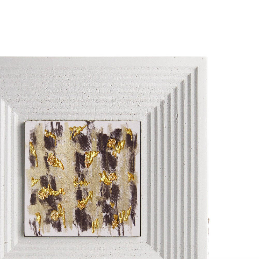 Coho Objet-Coho Art "Fark" Sanatsal Tablo Varak & Pastel Uygulama-Tablo-7-Milagron.com