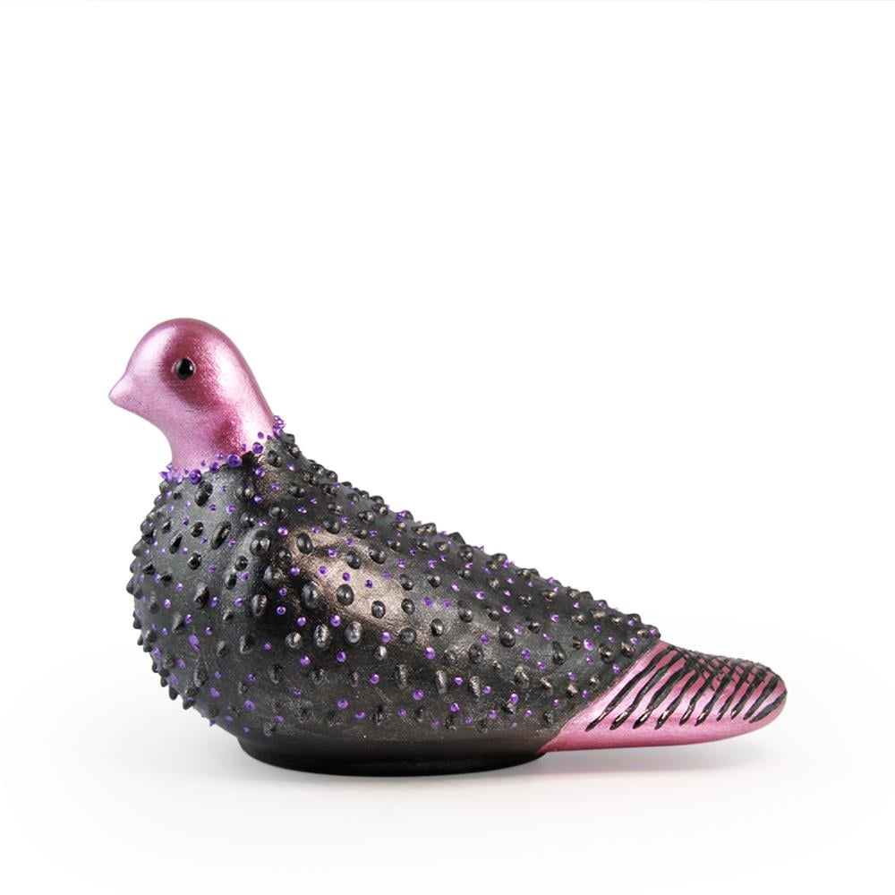 Coho Objet-Coho Art Yalnız Kumru El Yapımı Sanatsal Dekoratif Obje Brilliant Darkness-Biblo-1-Milagron.com