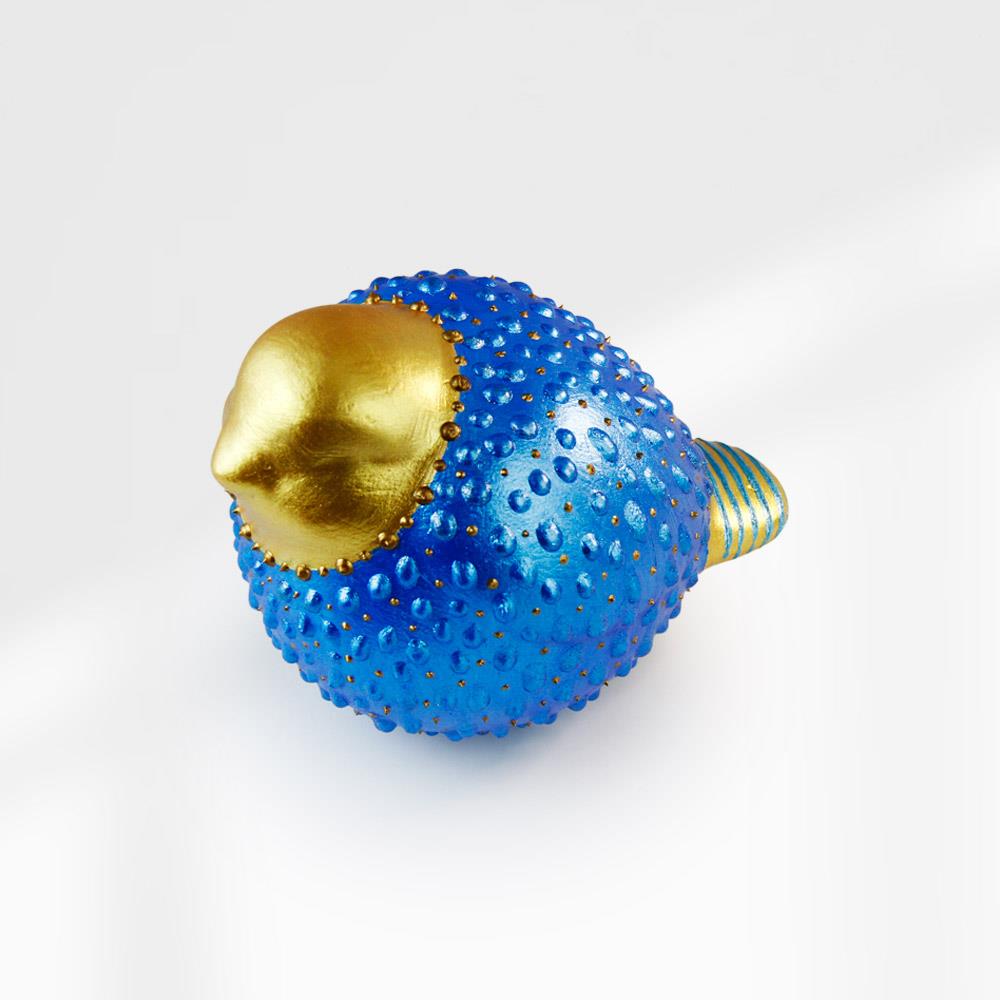 Coho Objet-Coho Art şişman Serçe El Yapımı Sanatsal Dekoratif Obje Brilliant Night Blue-Biblo-6-Milagron.com
