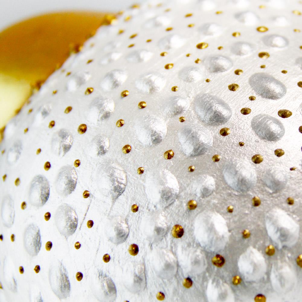 Coho Objet-Coho Art şişman Serçe El Yapımı Sanatsal Dekoratif Obje Pearl White-Biblo-9-Milagron.com