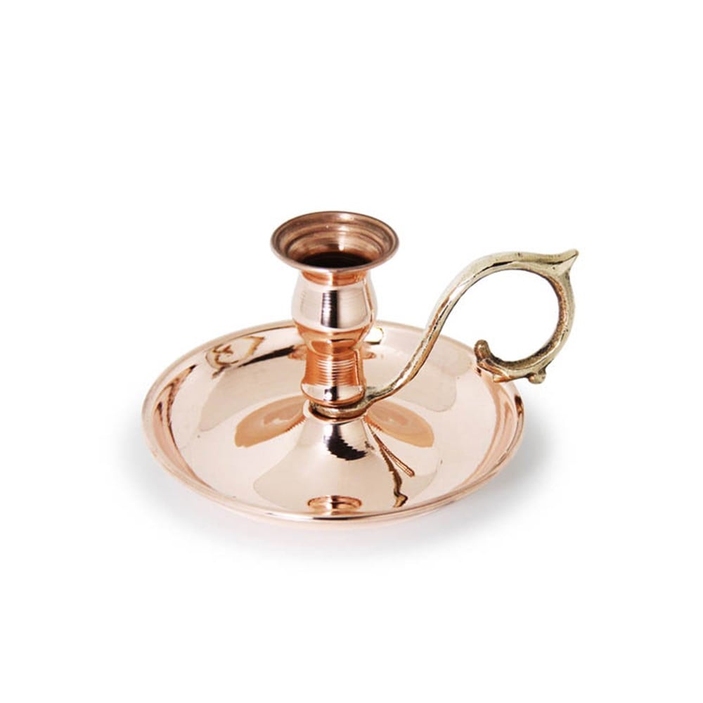 Coho Objet-Coho Artisan Bakır El şamdanı-Artisan Serisi Bakır Şamdanlar-2-Milagron.com