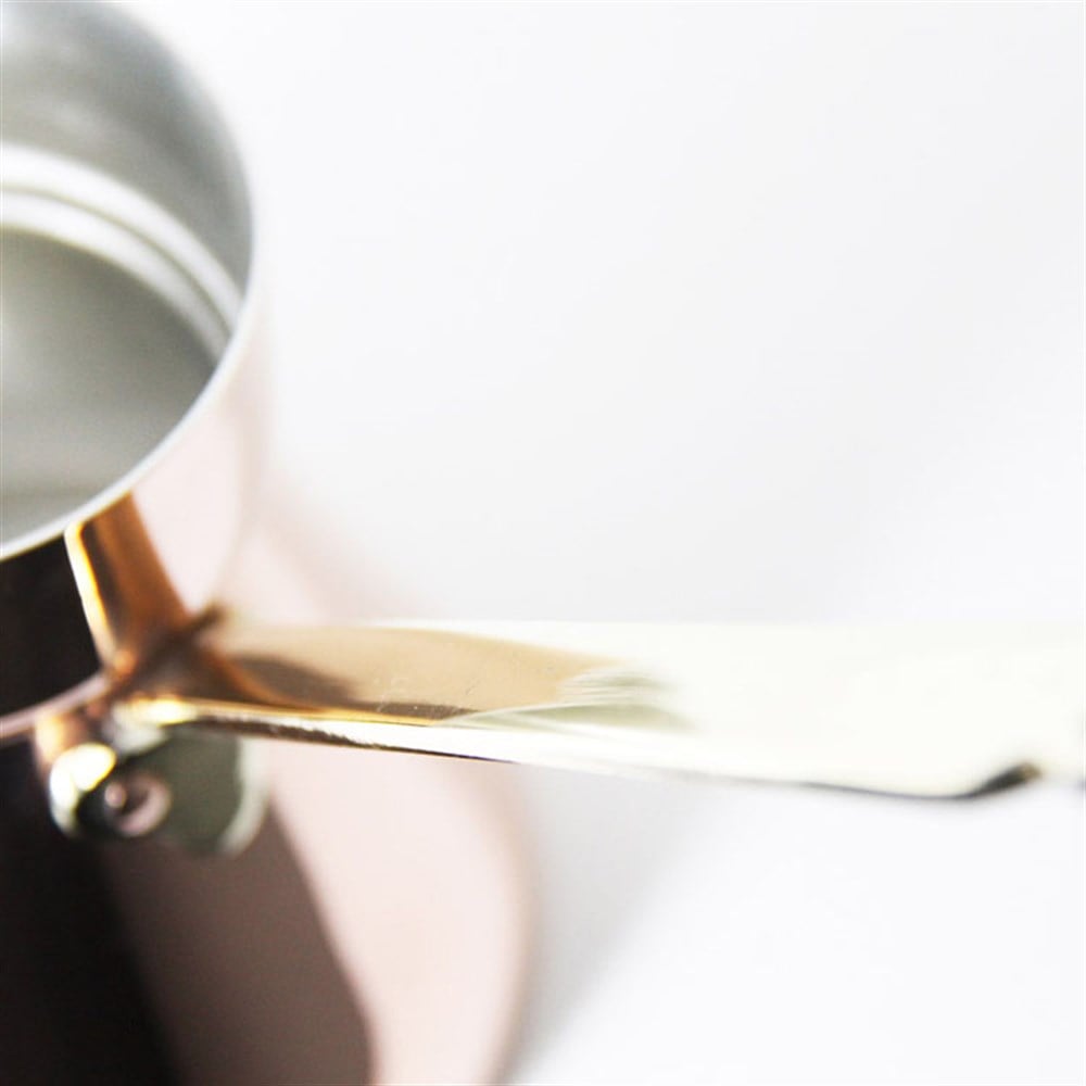 Coho Objet-Coho Artisan Bakır Türk Kahve Cezvesi Döküm Sarma Kulp L-Cezve-3-Milagron.com