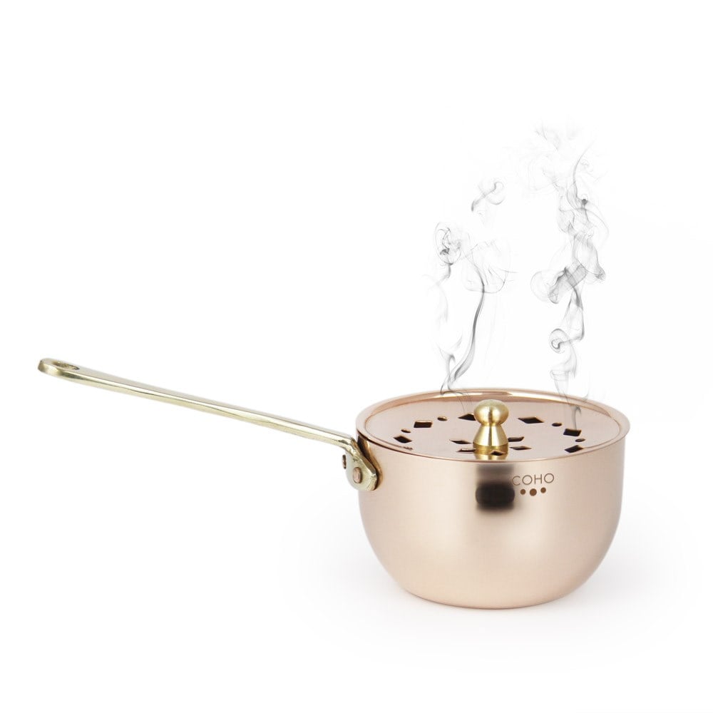 Coho Objet-Coho Artisan Bakır Tütsü Gezdirme Çanağı-Tütsülük-1-Milagron.com