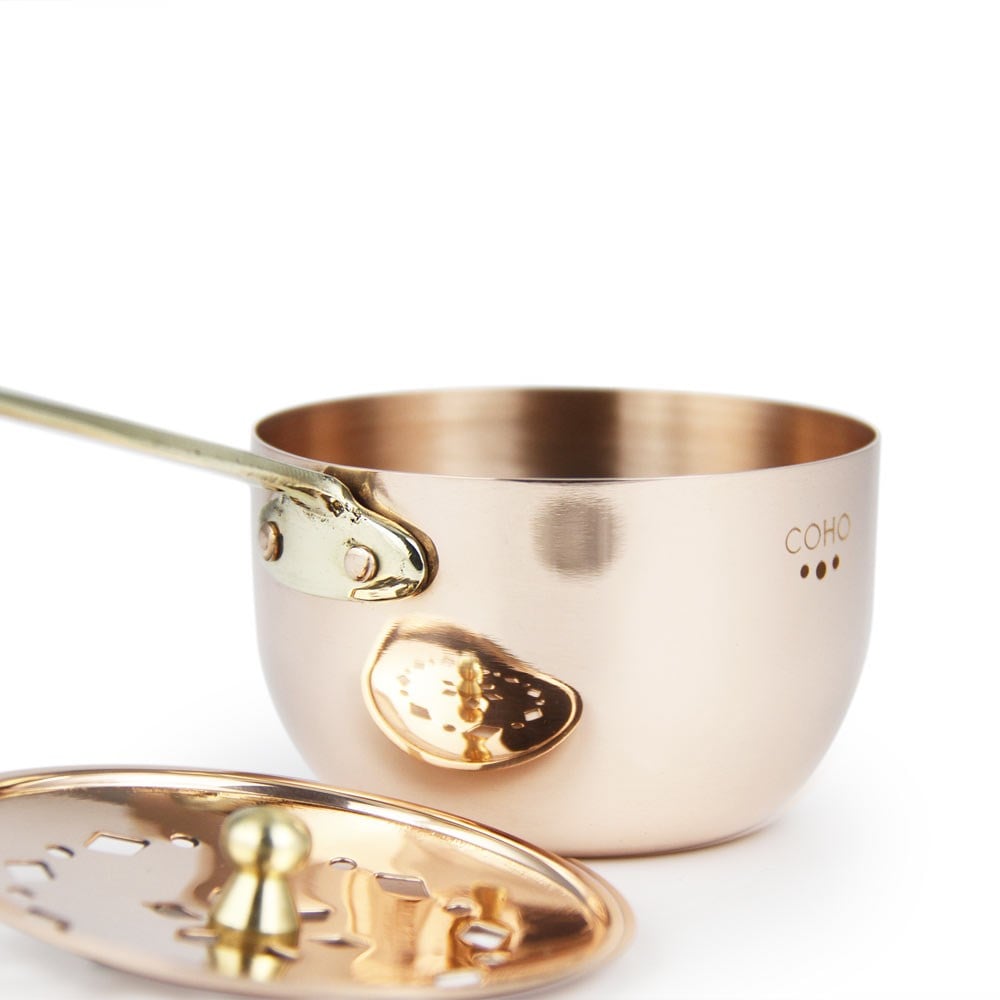 Coho Objet-Coho Artisan Bakır Tütsü Gezdirme Çanağı-Tütsülük-5-Milagron.com