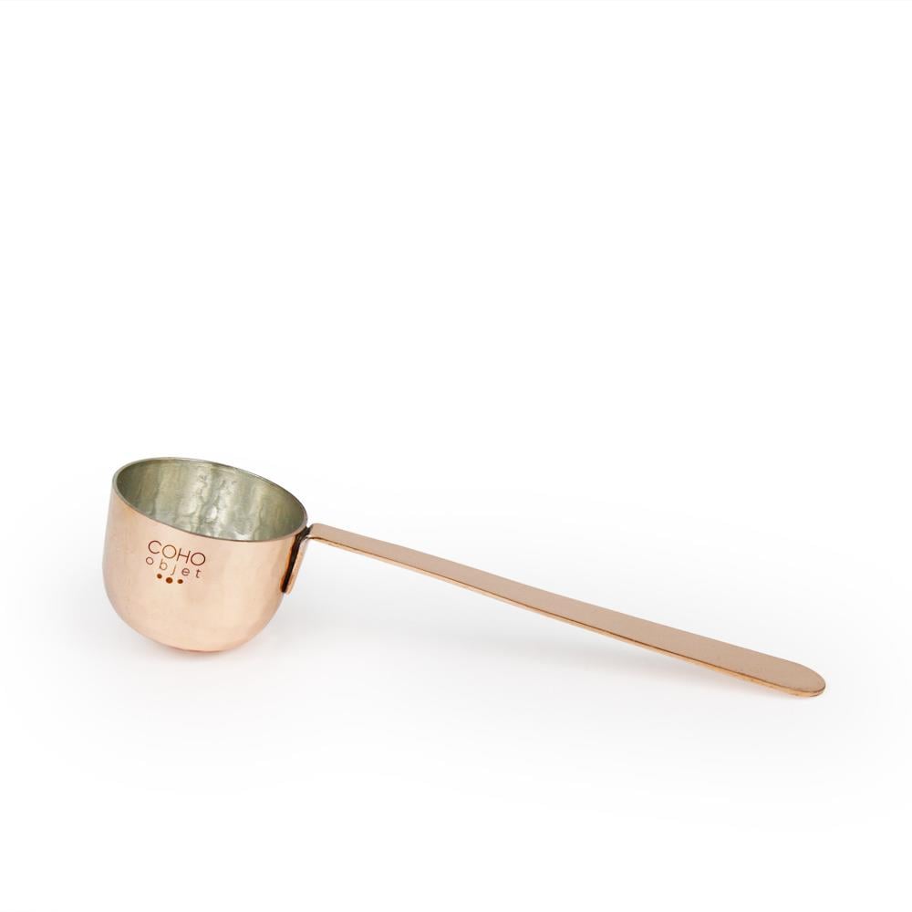 Coho Objet-Coho Artisan Dövme Bakır Kahve ölçü Kaşığı-Artisan Serisi Bakır Cezveler-1-Milagron.com