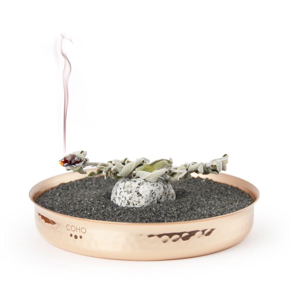 Coho Objet-Coho Artisan Dövme Bakır Zen Tütsülük-Tütsülük-1-Milagron.com