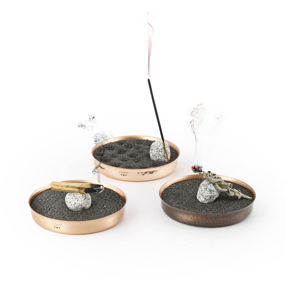 Coho Objet-Coho Artisan Dövme Bakır Zen Tütsülük-Tütsülük-5-Milagron.com