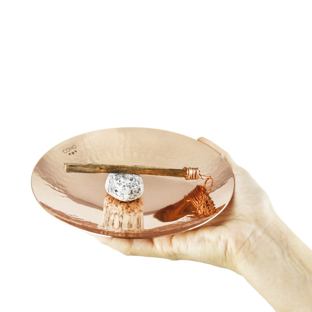 Coho Objet-Coho Artisan Prana Dövme Bakır Tütsü Kasesi-Tütsülük-6-Milagron.com