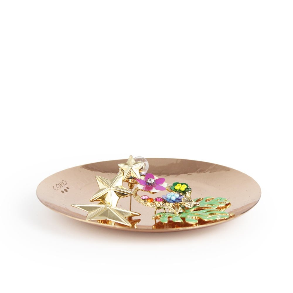 Coho Objet-Coho Artisan Pure Dövme Bakır Mini Takılık-Pure Serisi Bakır Mini Takı Tabakları-1-Milagron.com