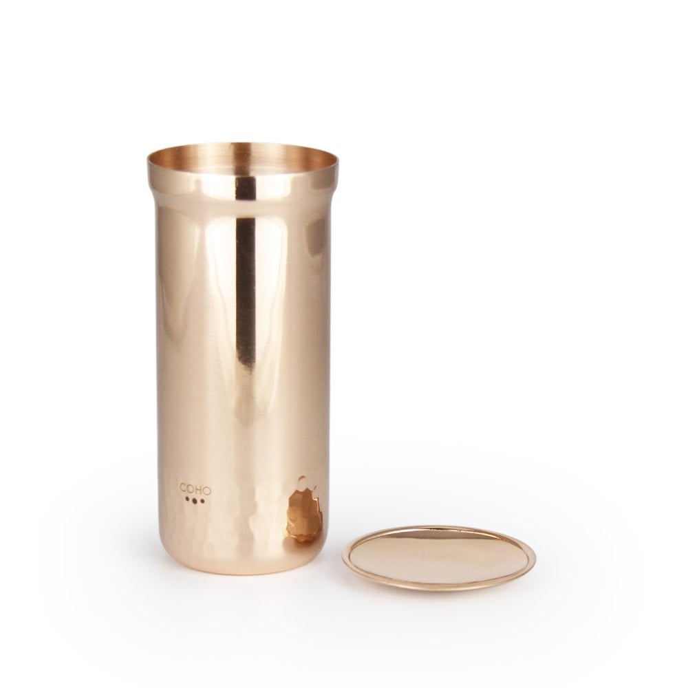 Coho Objet-Coho Artisan Su Zenginleştirici Bakır Karaf Ve Bardak Set-Bardak-3-Milagron.com