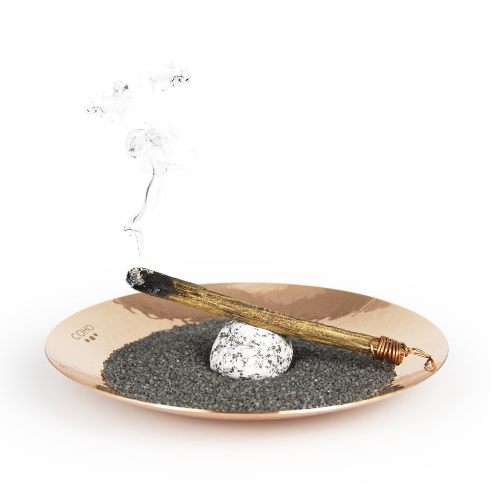 Coho Objet-Coho Box Artisan Prana Bakır Tütsülük & 3 Palo Santo & Adaçayı Hediye Seti-Hediye Setleri-2-Milagron.com