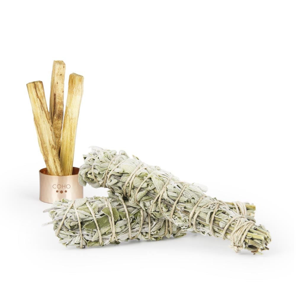 Coho Objet-Coho Box Artisan Prana Bakır Tütsülük & 3 Palo Santo & Adaçayı Hediye Seti-Hediye Setleri-5-Milagron.com