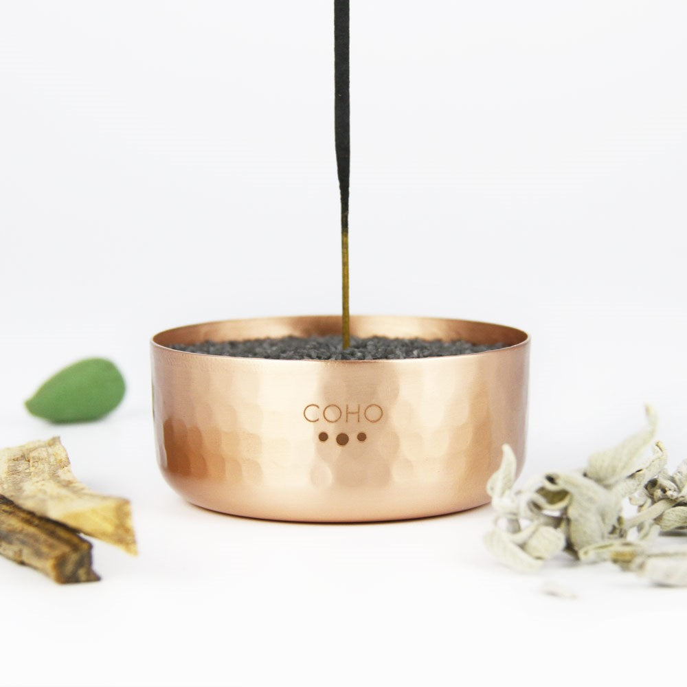 Coho Objet-Coho Box Matte Meditation Tütsülük & 2 Palo Santo & Adaçayı Hediye Seti-COHO Box Hediye Kutuları-2-Milagron.com