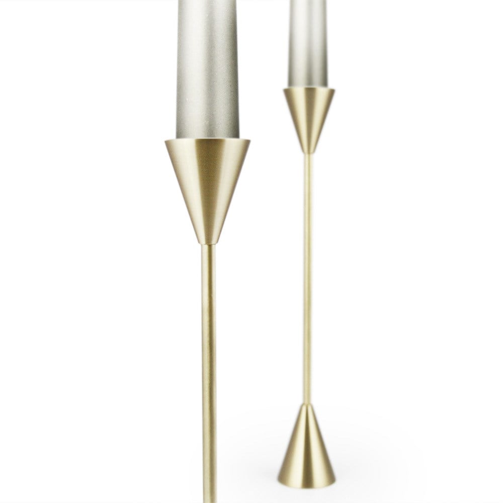 Coho Objet-Coho Brazen Design Uzun Prinç şamdan 2 Li Set 21&25 Cm-Mumluk & Şamdan-5-Milagron.com