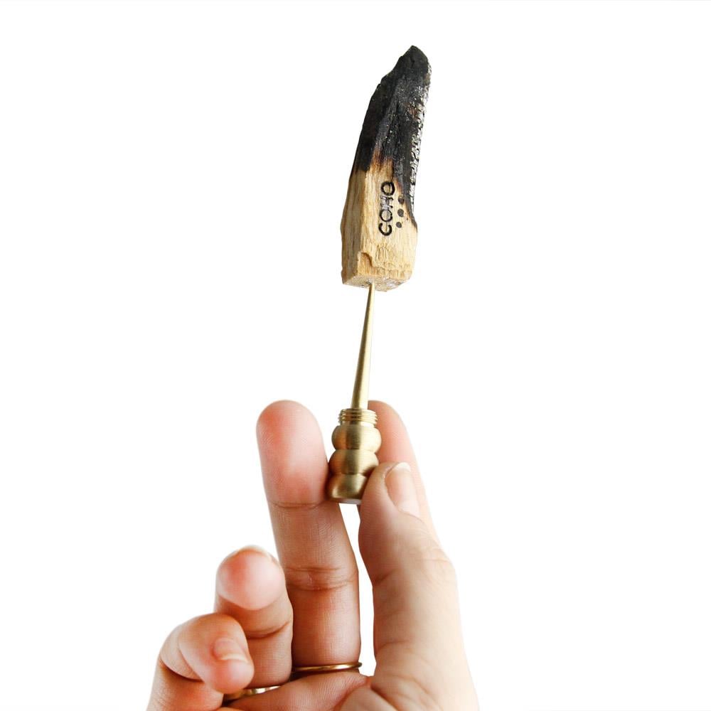 Coho Objet-Coho Brazen Pirinç Tütsü Gezdirme İğnesi-Bakır Tütsü Gezdirme Çanakları-1-Milagron.com