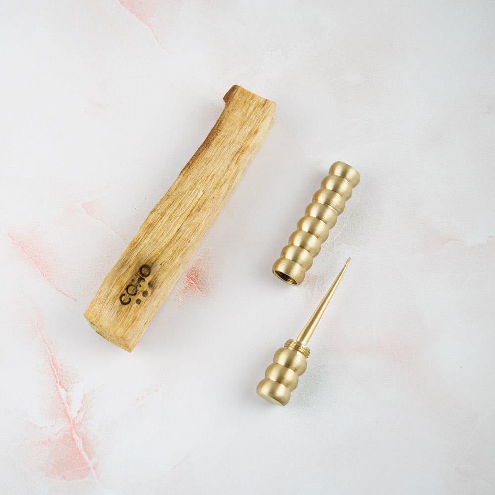 Coho Objet-Coho Brazen Pirinç Tütsü Gezdirme İğnesi-Bakır Tütsü Gezdirme Çanakları-2-Milagron.com