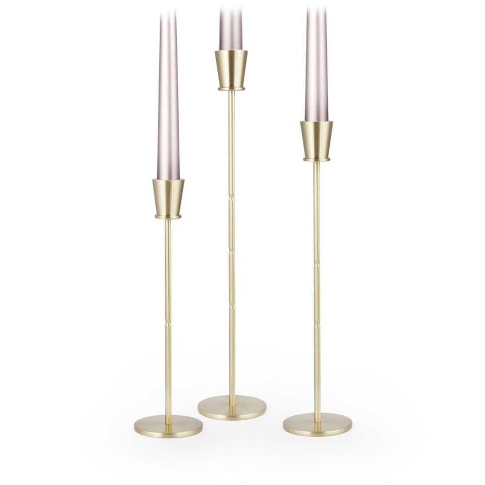 Coho Objet-Coho Brazen Special Uzun Prinç şamdan 3 Lü Set 23&28&34 Cm-Mumluk & Şamdan-1-Milagron.com
