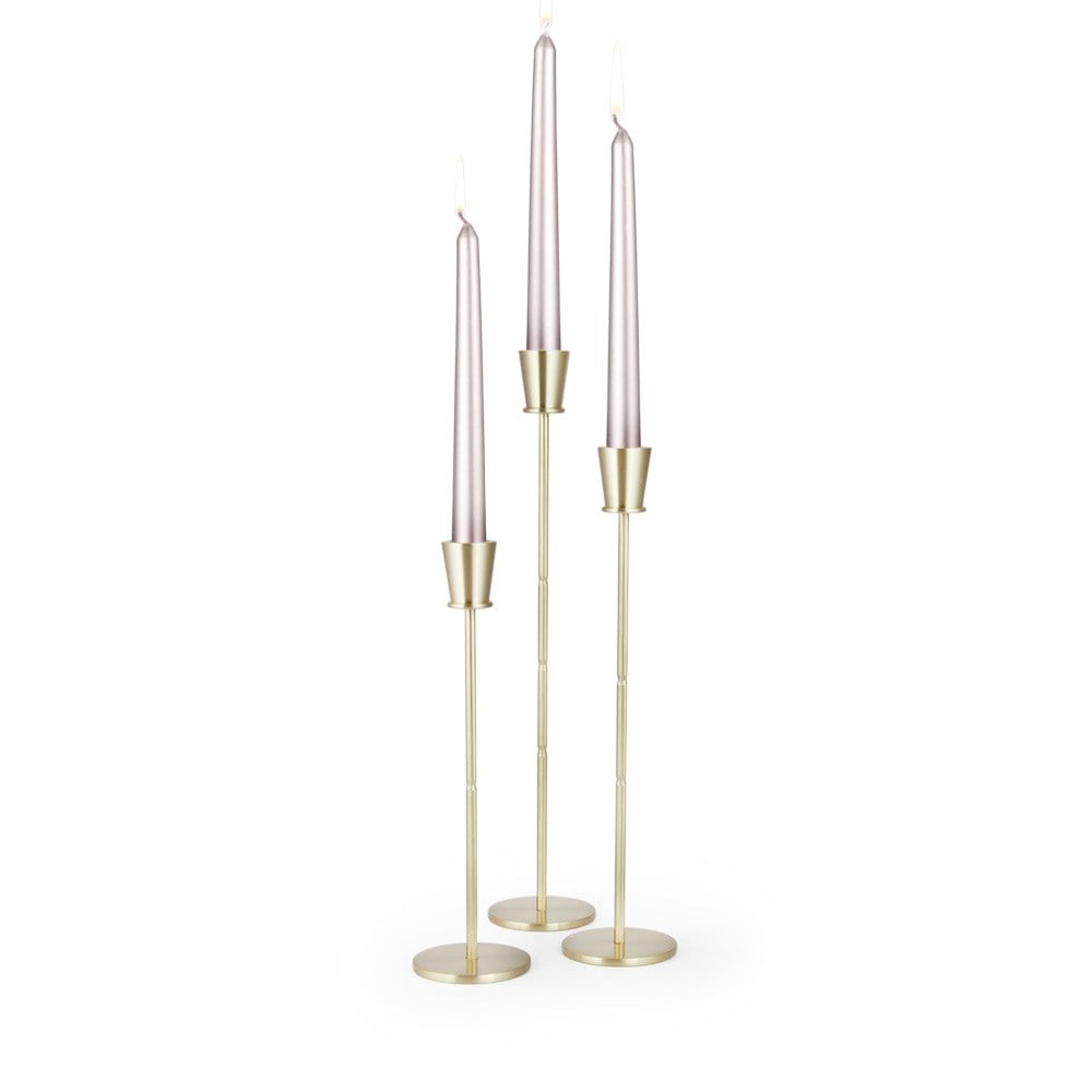 Coho Objet-Coho Brazen Special Uzun Prinç şamdan 3 Lü Set 23&28&34 Cm-Mumluk & Şamdan-2-Milagron.com