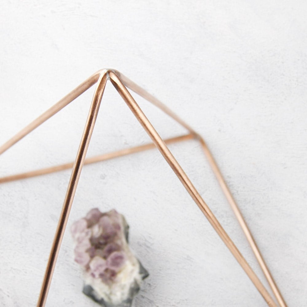 Coho Objet-Coho Cosmos El Yapımı Bakır Aura Enerji Piramidi-Biblo-3-Milagron.com