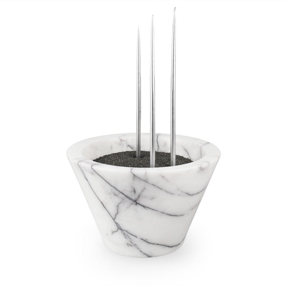 Coho Objet-Coho Crystal Bless Mermer Dilek çanağı Mumluk & Mum Seti-Mum-1-Milagron.com