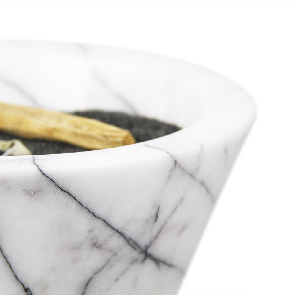 Coho Objet-Coho Crystal Wish Mermer Tütsü çanağı & Tütsü Demeti-Tütsülük-2-Milagron.com