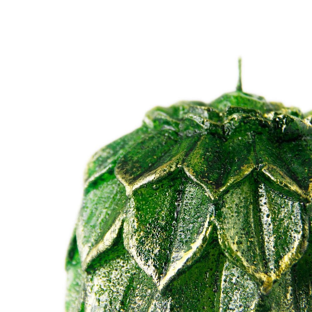 Coho Objet-Coho Lumina Antik Yaldız Kozalak Dekoratif Mum-Lumina Serisi Mumlar-2-Milagron.com