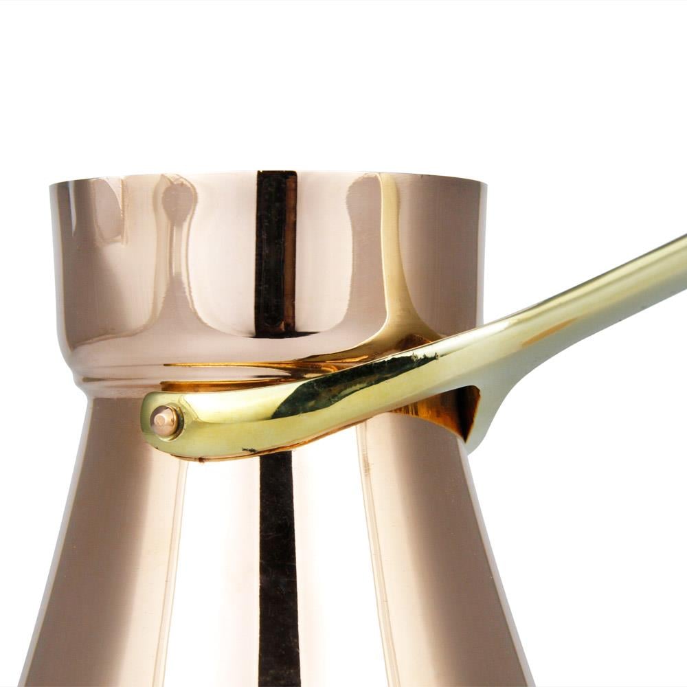 Coho Objet-Coho Lux Hatır Bakır Türk Kahvesi Cezvesi L-Artisan Serisi Bakır Cezveler-2-Milagron.com