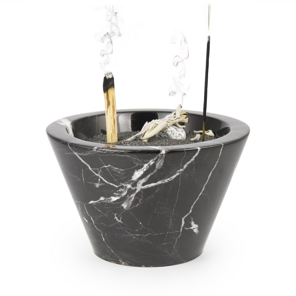 Coho Objet-Coho Magma Wish Mermer Tütsü çanağı & Tütsü Demeti-Tütsülük-1-Milagron.com