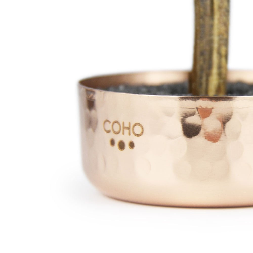 Coho Objet-Coho Meditation Bakır Kumlu Tütsülük 3 Lü Set-Tütsülük-2-Milagron.com
