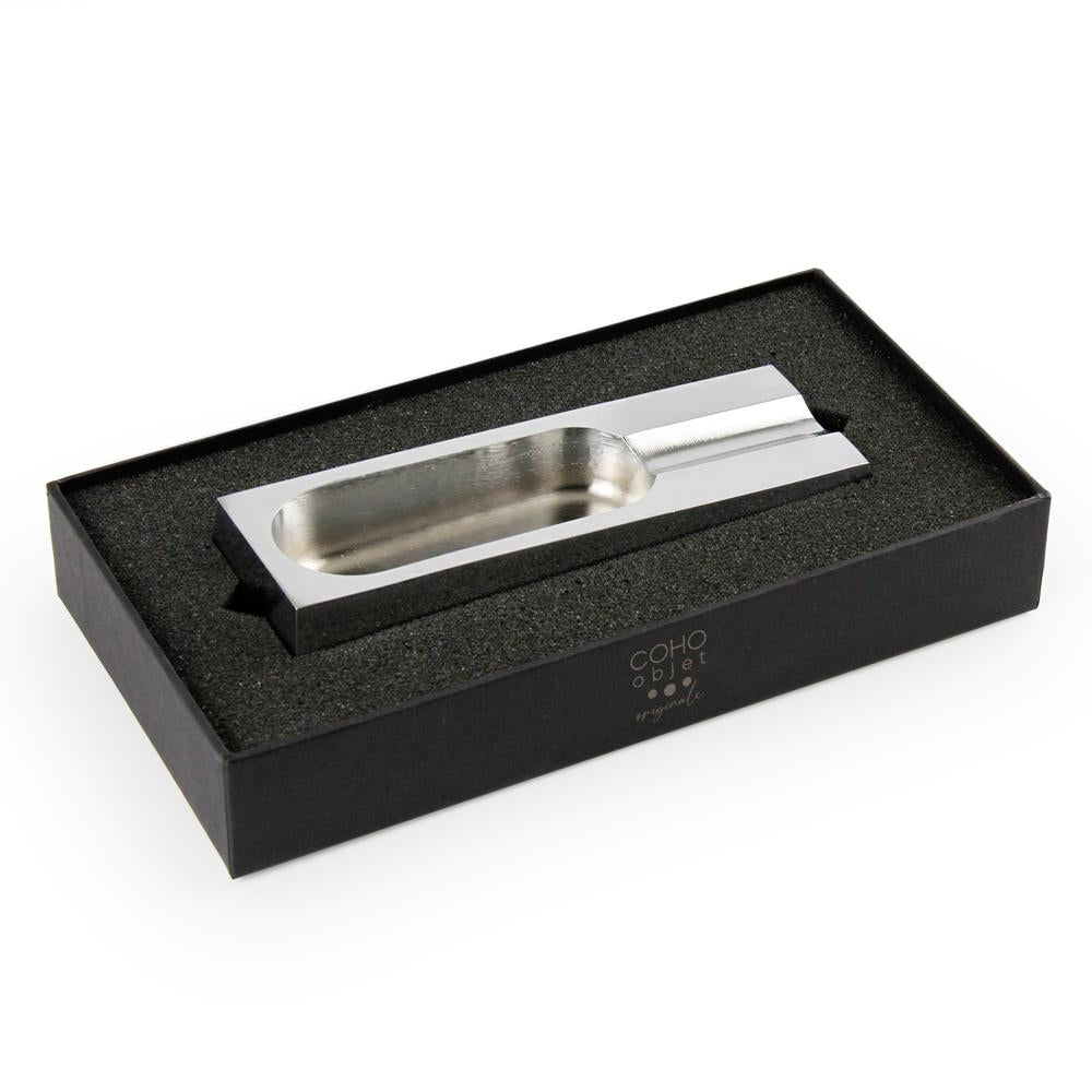 Coho Objet-Coho Patron Chrome Edition Pirinç Puro Küllük-COHO Puro & Viski Aksesuarları-4-Milagron.com
