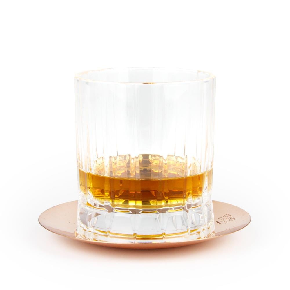 Coho Objet-Coho Patron Dövme Bakır Viski Bardak Altlığı-COHO Puro & Viski Aksesuarları-1-Milagron.com