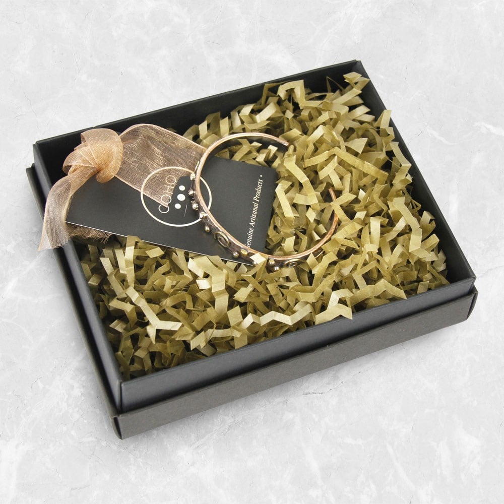 Coho Objet-Coho Tılsım Bakır El İşleme Damla Bileklik-COHO Tılsım Takılar-3-Milagron.com