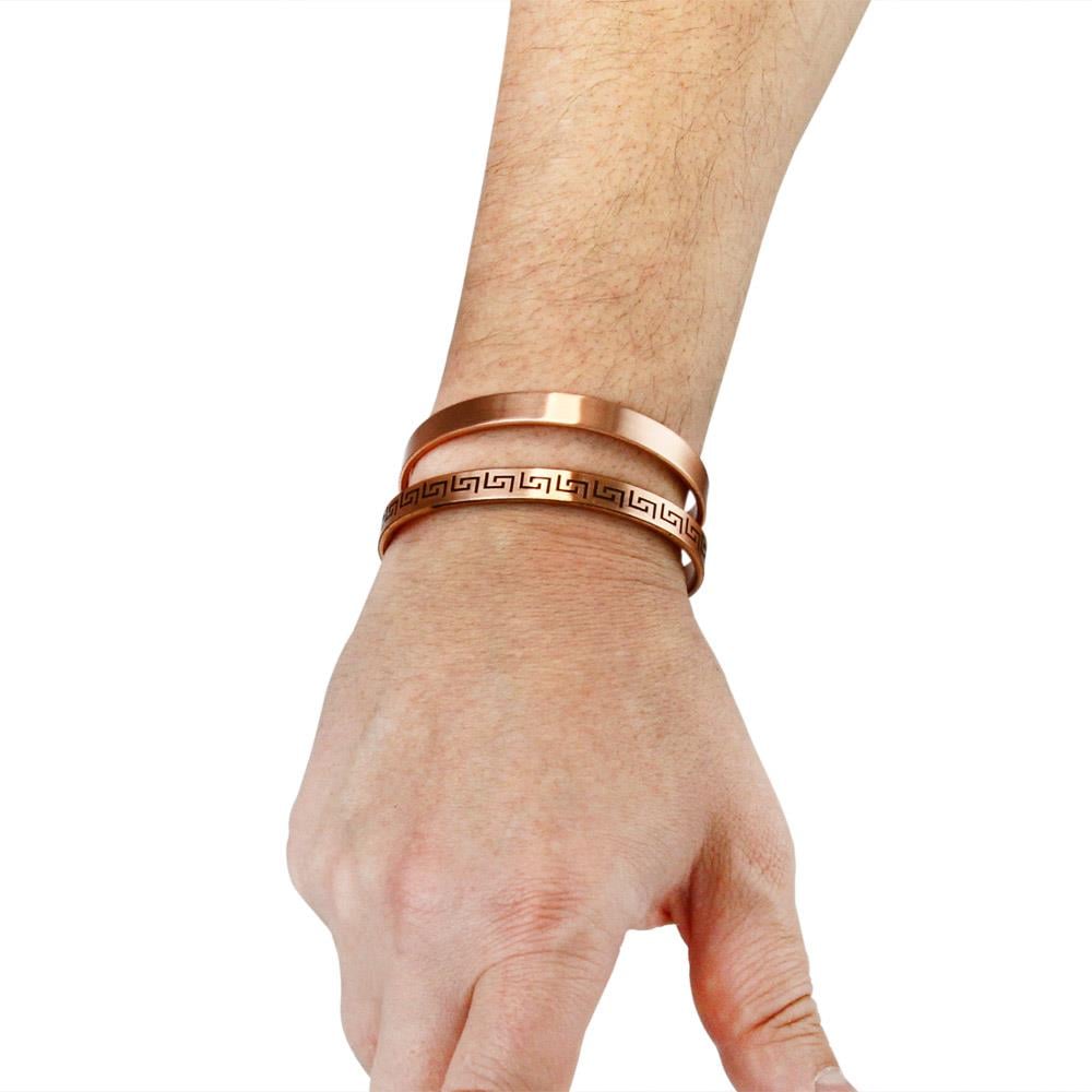 Coho Objet-Coho Tılsım Dingin&Bereket El Yapımı Bakır Bileklik Seti-COHO Tılsım Takılar-1-Milagron.com