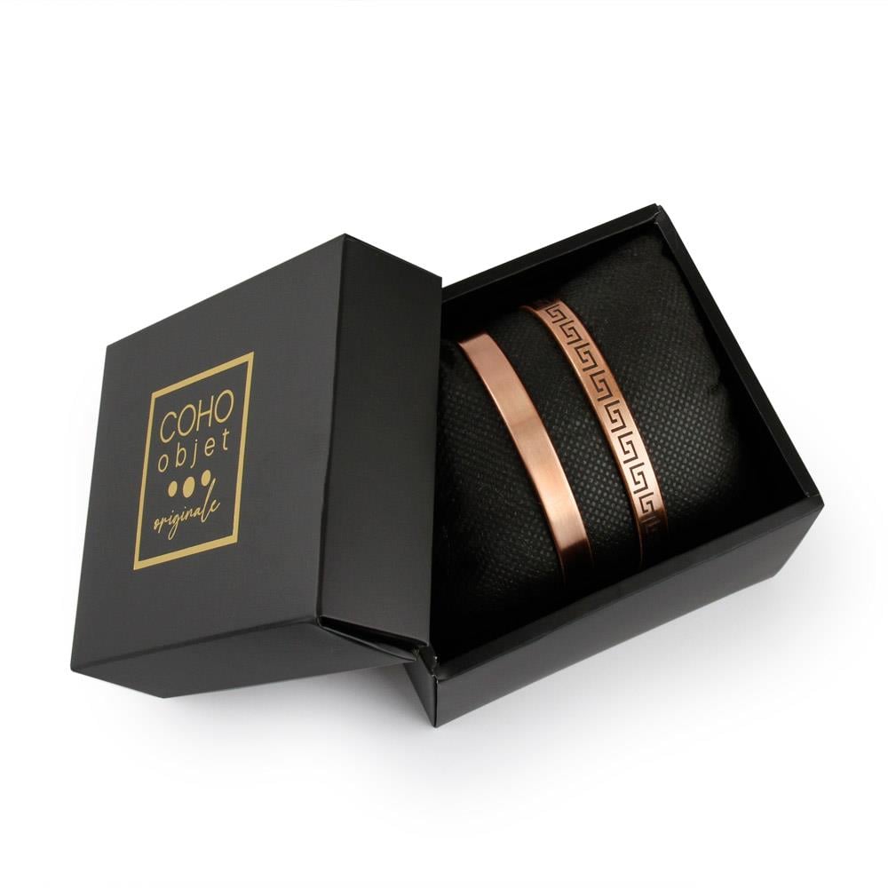 Coho Objet-Coho Tılsım Dingin&Bereket El Yapımı Bakır Bileklik Seti-COHO Tılsım Takılar-2-Milagron.com