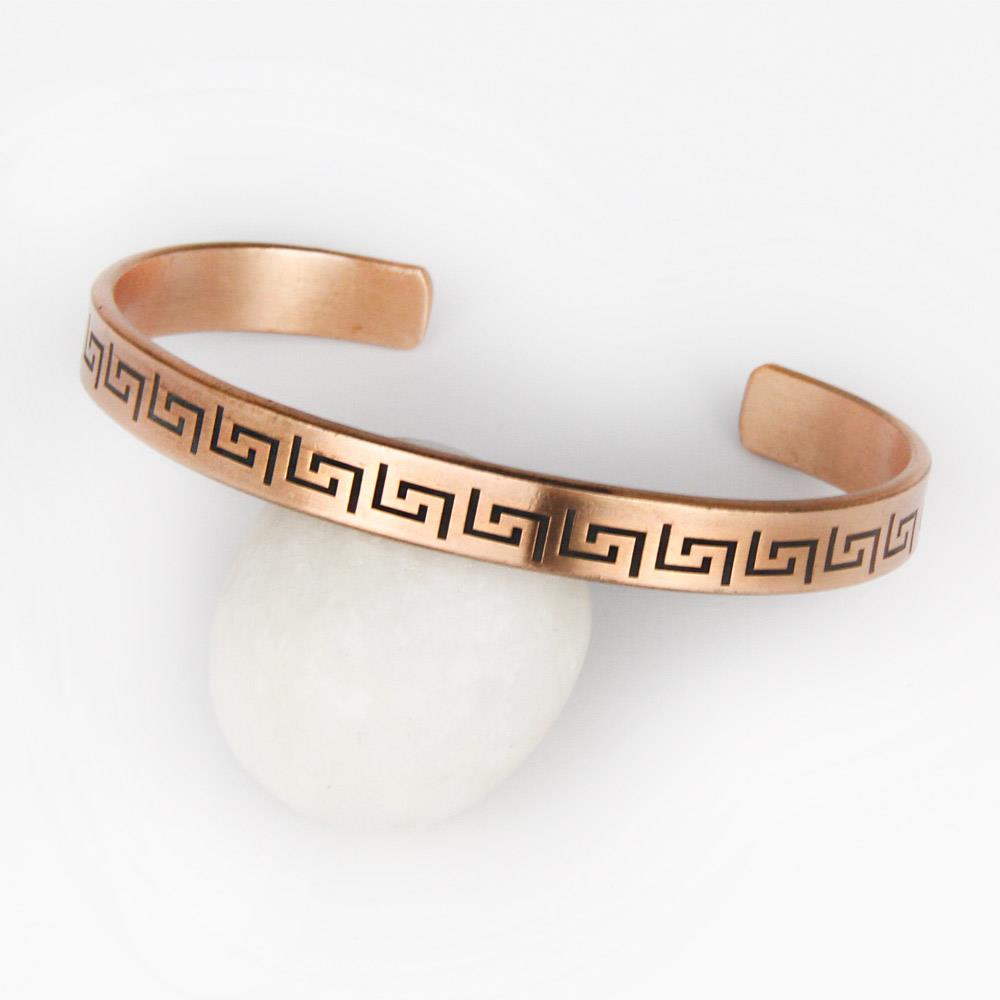 Coho Objet-Coho Tılsım Dingin&Bereket&Sonsuzluk El Yapımı Bakır Bileklik Seti-COHO Tılsım Takılar-4-Milagron.com