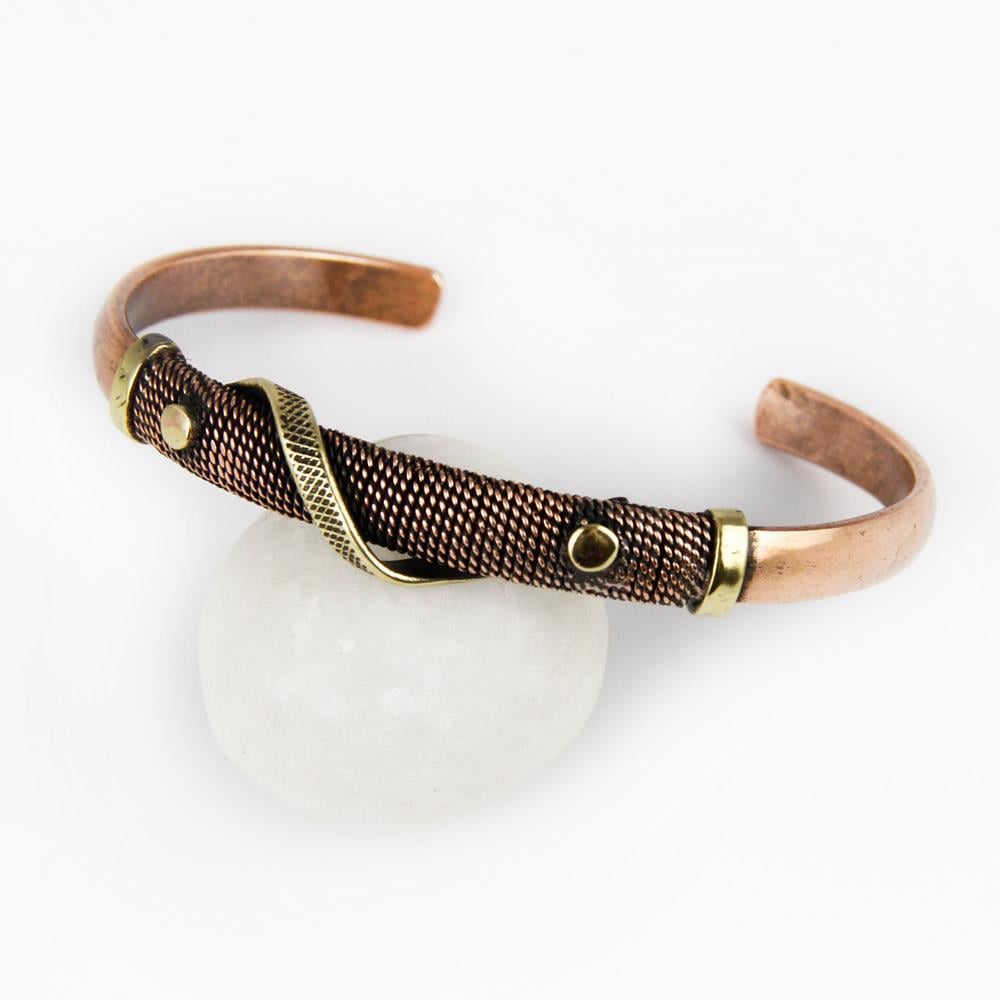 Coho Objet-Coho Tılsım Sarma Bakır El Yapımı Bileklik-COHO Tılsım Takılar-1-Milagron.com