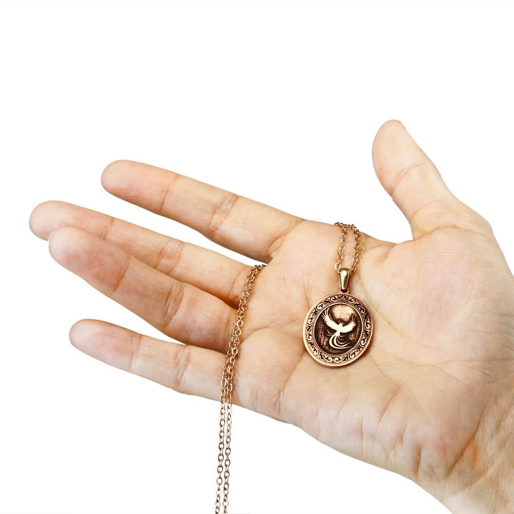 Coho Objet-Coho Tılsım Yeniden Doğuş El Yapımı Bakır Kolye-COHO Tılsım Takılar-4-Milagron.com