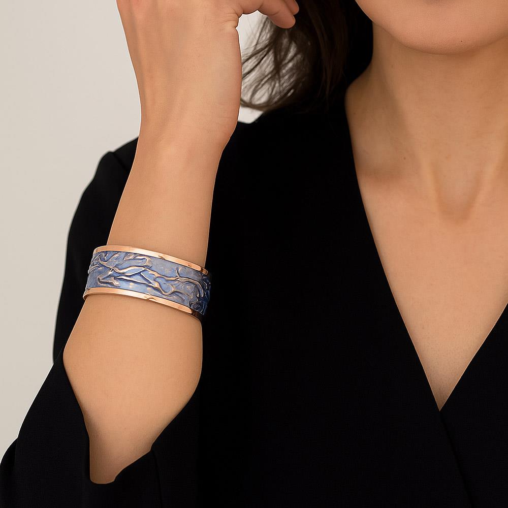 Coho Objet-Coho Velvet Elite Renkli Bakır Bileklik-COHO Tılsım Takılar-5-Milagron.com