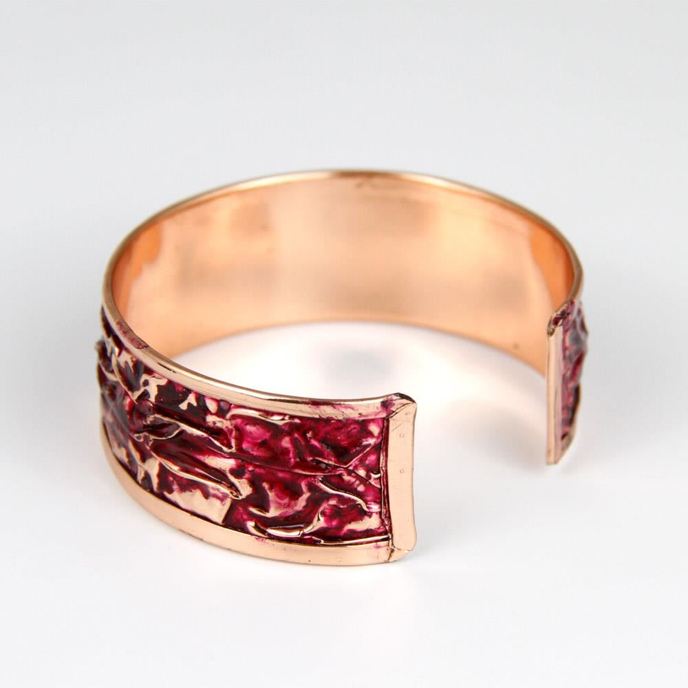 Coho Objet-Coho Velvet Passion Renkli Bakır Bileklik-COHO Tılsım Takılar-4-Milagron.com