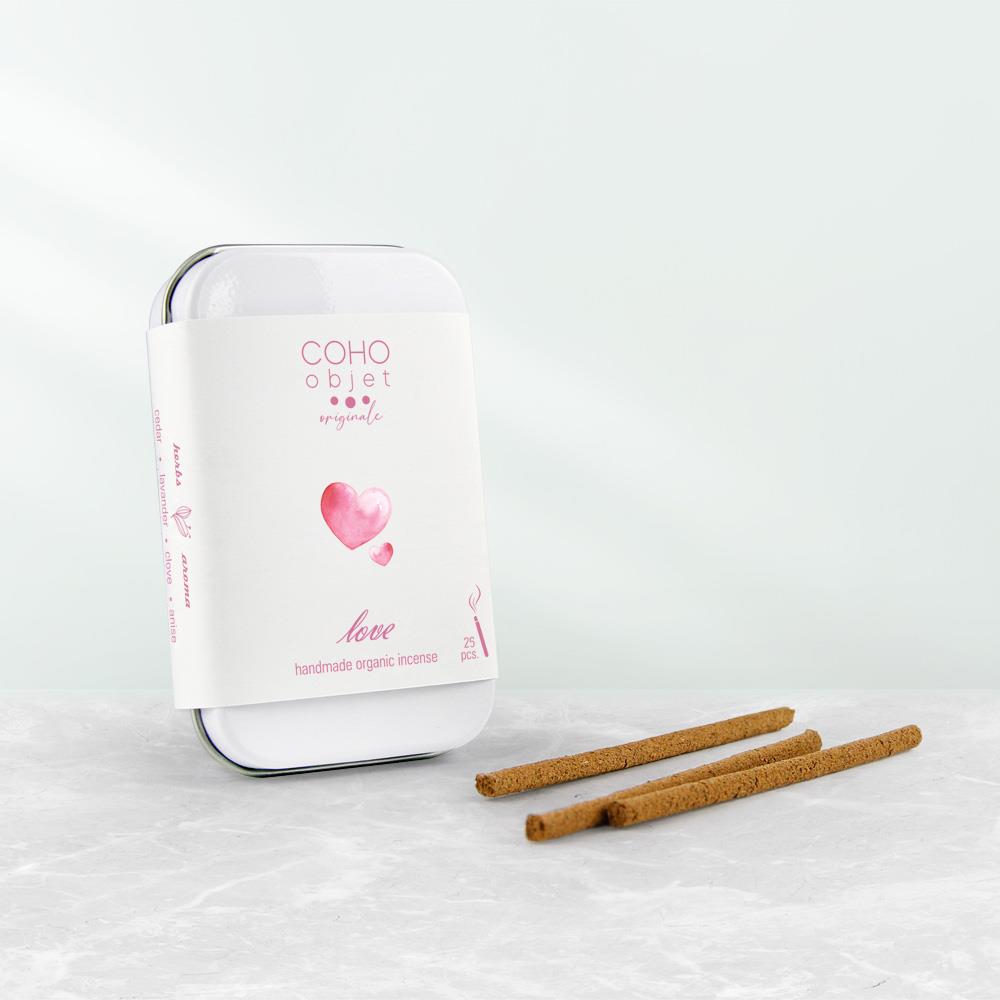 Natural Love El Yapımı Organik Çubuk Tütsü