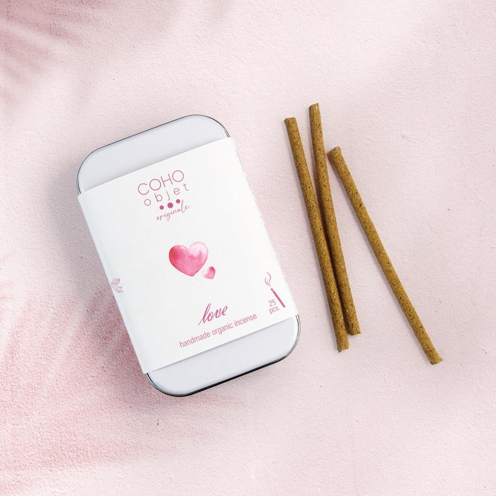 Natural Love El Yapımı Organik Çubuk Tütsü