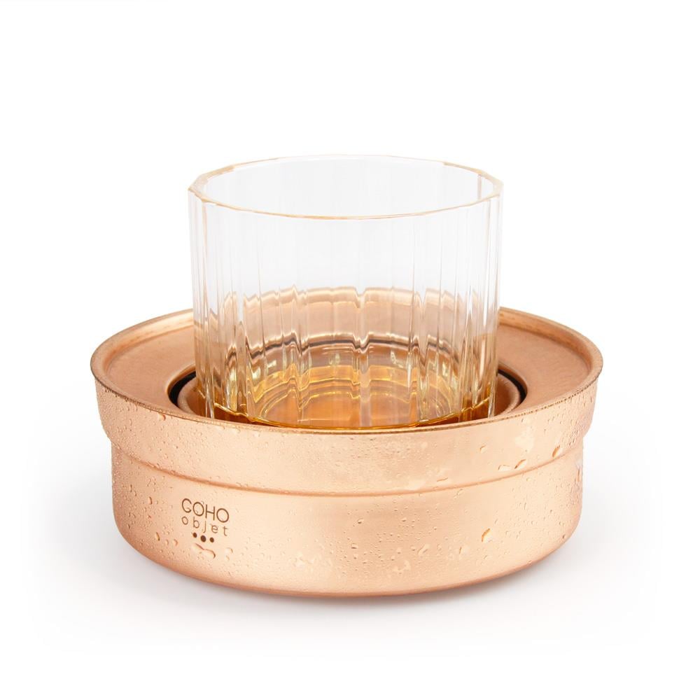 Coho Objet-Patron Dövme Bakır Viski Soğutucu Whiskey Keyf-Bardak Altlığı-1-Milagron.com